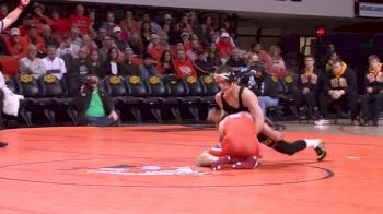 141lbs Match Josh Dziewa (Iowa) vs. Dean Heil (Oklahoma State)