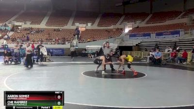 D3-120 lbs Champ. Round 1 - Aaron Gomez, Salpointe Catholic vs Che Ramirez, Estrella Foothills