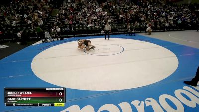 150 lbs Quarterfinal - Junior Wetzel, Spanish Fork vs Gabe Barnett, Wasatch