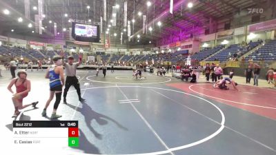 130 lbs Consi Of 16 #2 - Abel Etter, North Fork vs Elijah Casias, Fort Lupton