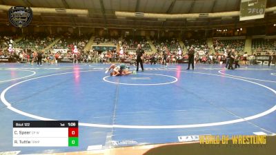 115 lbs Quarterfinal - Cole Speer, CP Wrestling vs Roman Tuttle, Triumph Wrestling Club