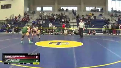 165 lbs Cons. Round 2 - Shawn Marchesano, Ursinus College vs Matthew Kline, College At Brockport