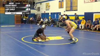 145lbs Match Isaiah Hokit (Clovis High School) vs. Larry Early (Oprf)