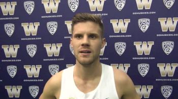 Oregon's Matt Jablonski after winning the 3k over German