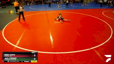 70 lbs Semis (4 Team) - Jace Conway, Caledonia/Houston vs Reed Leach, Staples