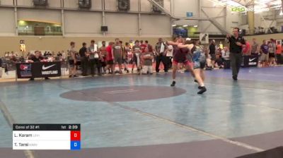 65 kg Consi Of 32 #1 - Luke Karam, Lehigh Valley Wrestling Club vs Trevor Tarsi, Harvard