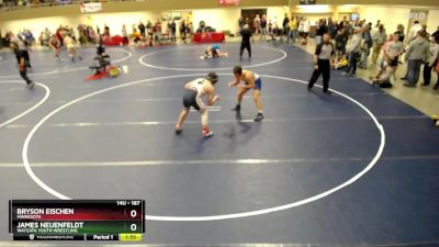 187 lbs Quarterfinal - Bryson Eischen, Minnesota vs James Neuenfeldt, Wayzata Youth Wrestling