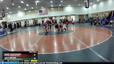 88-100 lbs Round 2 - Mark Maldonado, Highland Wrestling Club vs Zach Brown, Oracle Elite Wrestling Club