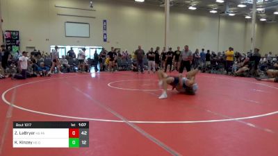 170 lbs Rr Rnd 3 - Zach LaBryer, HS Partner Trained vs Kaleb Kinzey, HS OMP