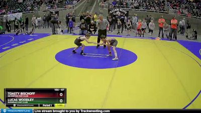 67 lbs Champ. Round 1 - Toasty Bischoff, Silverton Mat Club vs Lucas Woodley, Glendale Mat Club