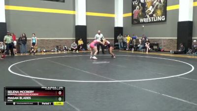 136 lbs Cons. Round 2 - Magan Blades, Iowa vs Selena McCrery, Nebraska Wrestling Academy