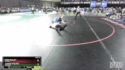 1B/2B 132 Semifinal - Aaron Polito, Tonasket vs Ivan Bailey, Kalama