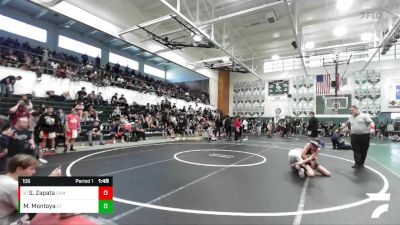 106 lbs Champ. Round 2 - Sean Zapata, Camarillo vs Max Montoya, South Torrance