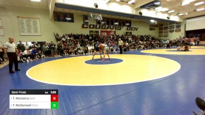 185 lbs Semifinal - Tye Monteiro, Bakersfield vs Tj McDonnell, Fountain Valley