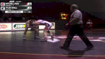 141lbs Match Mitch Port (Edinboro) vs. Tyler Small (Kent State)