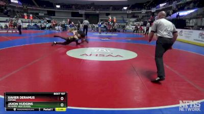 6A 220 lbs Quarterfinal - Xavier Deramus, Oxford vs Jaxon Hudgins, McAdory High School