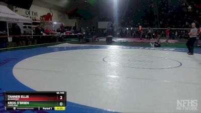 4A 145 lbs Cons. Round 2 - Tanner Ellis, Blackfoot vs Kros O`Brien, Lakeland