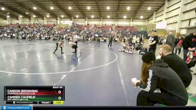 90 lbs Semifinal - Candon Browning, Champions Wrestling Club vs Camden Caufield, Roy Wrestling Club