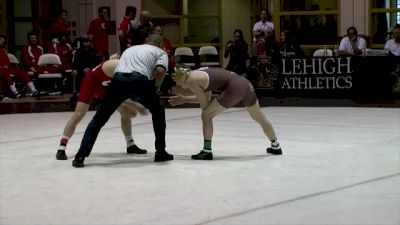 133 lbs match Bricker Dixon Cornell vs. Mason Beckman Lehigh