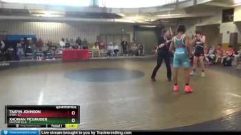 125 lbs Quarters & 1st Wb (16 Team) - Taisyn Johnson, Utah vs Xadrian Mcgruder, Missouri Blue