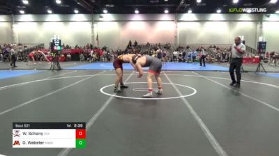 184 lbs C Of 16 #2 - Will Schany, Virginia vs Owen Webster, Minnesota