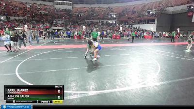 125 lbs Cons. Round 3 - April Juarez, St Croix Falls vs Ashlyn Sauer, Berlin