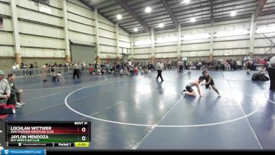 115 lbs Cons. Round 2 - Lochlan Wittwer, Zion Thunder Wrestling Club vs Jaylon Mendoza, Roy Wrestling Club