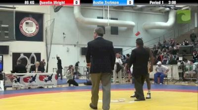 86kg lbs quarter-finals Quentin Wright NLWC vs. Austin Trotman TMWC