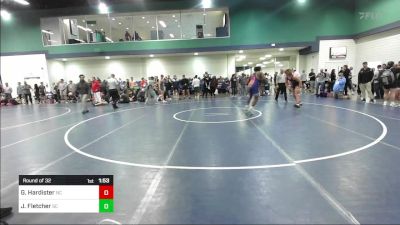 215 lbs Round Of 32 - Gavin Hardister, NC vs Jeremiah Fletcher, SC