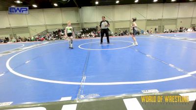 61 lbs Rr Rnd 4 - Waylon Norris, Funky Singlets vs Lincoln Sanders, Roughriders 9U