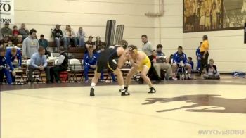 184lbs Match BRADY AYERS (South Dakota State) vs. BEN STROH (Wyoming)