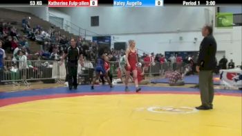 53kg lbs semi-finals Katherine Fulp Allen NYAC vs. Haley Augello NYAC