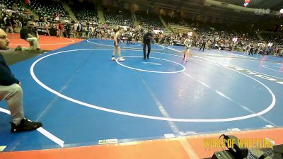 84 lbs Consi Of 8 #2 - Cale Richardson, Oklahoma Wrestling Academy vs Adin Wessley, Kansas Young Guns