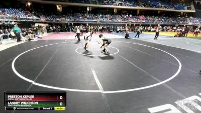 5A 157 lbs Cons. Round 2 - Preston Kepler, Comal Smithson Valley vs Landry Wilkinson, Fort Worth Benbrook