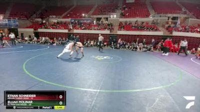 150 lbs 2nd Wrestleback And Semi-finals(16 Team) - Elijah Molinar, El Paso Eastwood vs Ethan Schneider, Keller Timber Creek