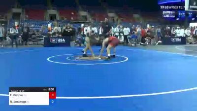 120 lbs Round Of 16 - Easton Cooper, Wisconsin vs Nathanael Jesuroga, Iowa