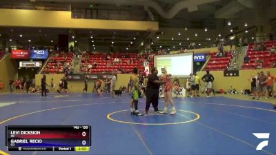 130 lbs Round 3 - Levi Dicksion, OK vs Gabriel Recio, CO