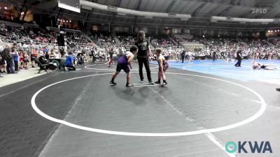 Round Of 16 - Ruger Perkins, Mustang Bronco Wrestling Club vs Kaiden Shadden, Bristow Youth Wrestling