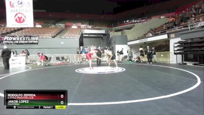 86 lbs Cons. Round 2 - Jakob Lopez, California vs Rodolfo Zepeda, G-Style Wrestling Club