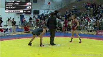 53kg lbs finals Whitney Conder WCAP vs. Haley Augello NYAC