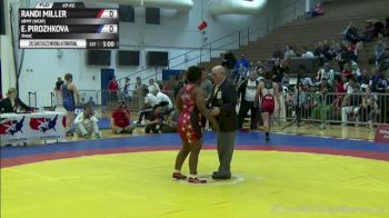 69kg lbs finals Randi Miller Army (WCAP) vs. Elena Pirozhkova TMWC