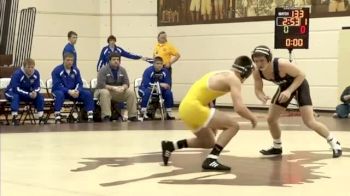 133lbs Match Drew Templeman (Wyoming) vs. Brance Simms (South Dakota State)