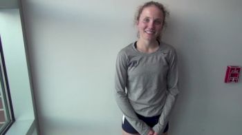 Katrina Coogan's after DMR & Mile at Penn State