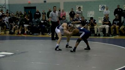 132lbs Match Chaz Tucker (Blair) vs. Johnny Busiello (Wyoming Sem)