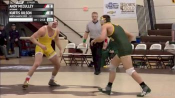 174lbs Match ANDY MCCULLEY (Wyoming) vs. KURTIS JULSON (North Dakota State)