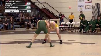 149lbs Match JAKE ELLIOTT (Wyoming) vs. CLAYTON REAM (North Dakota State)