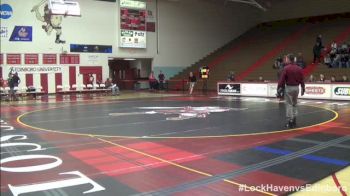 125lbs Match KORY MINES (Edinboro) vs. JAKE FIELD (Lock Haven)