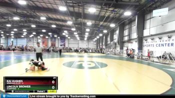 56 lbs Rd# 5- 3:45pm Friday Final Pool - Kai Hughes, Nebraska Elite vs Lincoln Brower, Scorpions