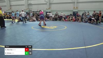 240 lbs Pools - Grace Warnke, Metro All-Stars vs Bryleigh Wicks, Grindhouse W.C.