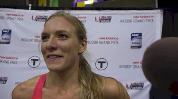 Emma Coburn after the 2k